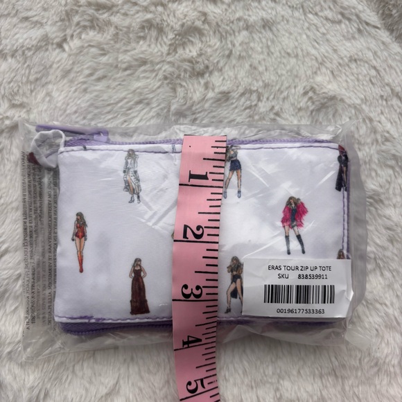 Taylor Swift The Eras Tour Zip Up Tote Bag Foldable Official Merch New - Picture 11 of 11